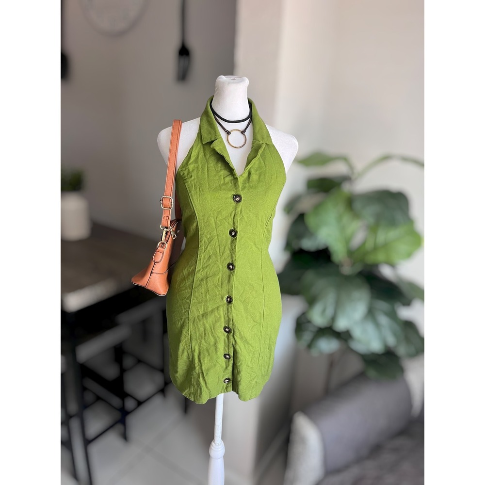 Monteau Los Angeles Size S Halter Mini Dress